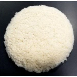 White Long Wool Polishing Pads